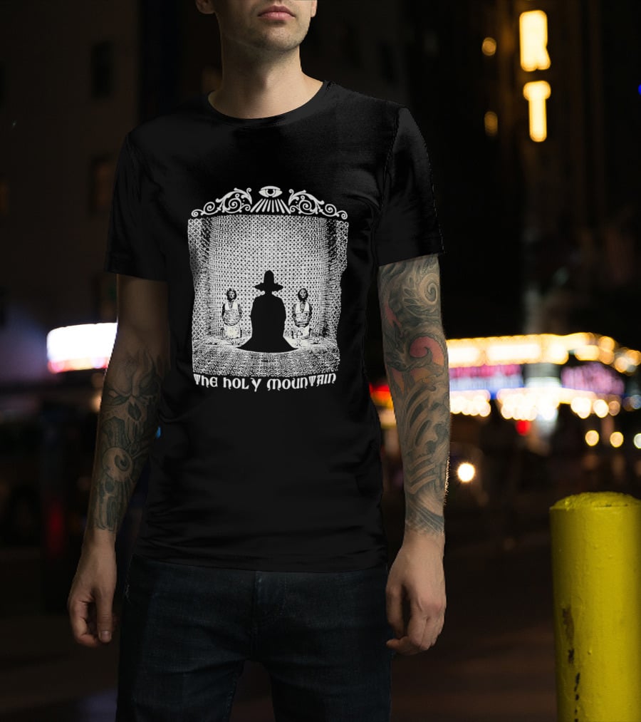 The Holy Mountain Mystical Silhouette With Eye T-Shirt