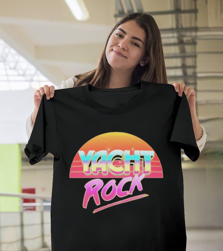 Yacht Rock Sunset Retro Vibes T-Shirt