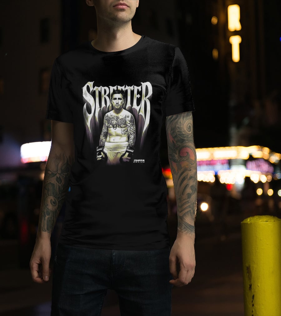 Casey Streeter Zuffa Boxing Fighter Pose Name T-Shirt