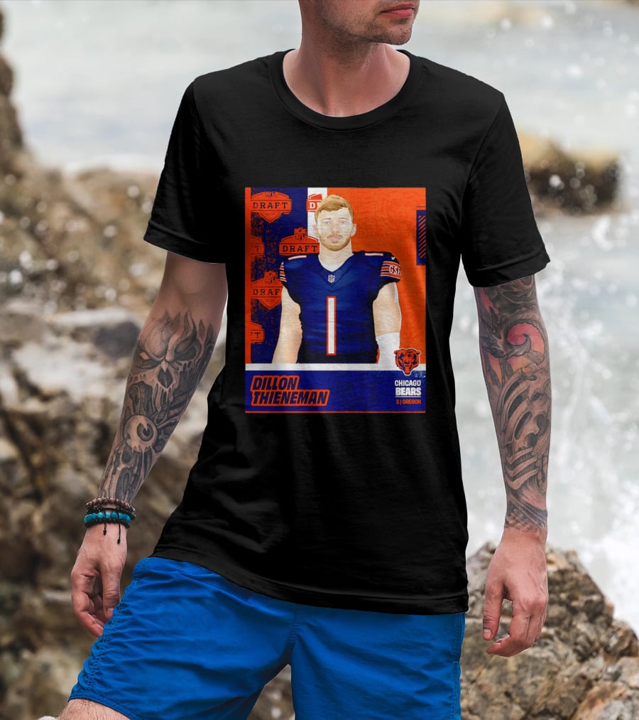 NFL 2026 Draft Chicago Bears Dillon Thieneman Oregon T-Shirt