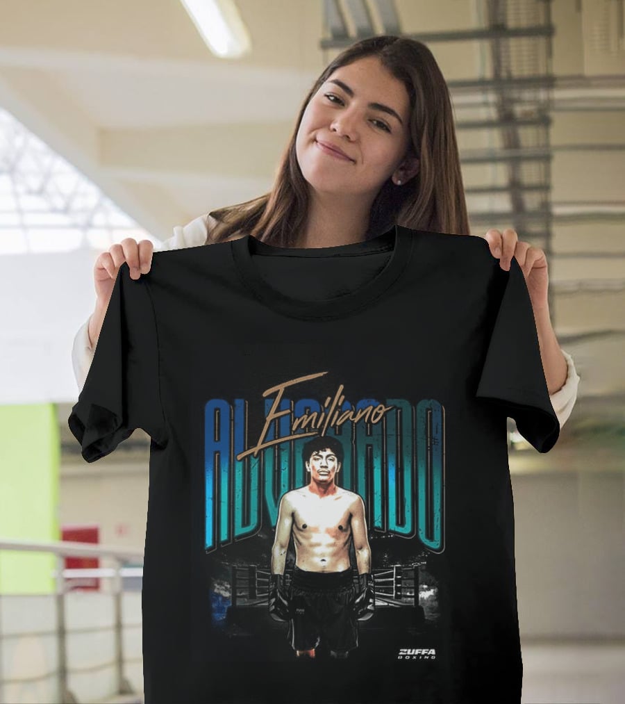 Emiliano Alvarado Zuffa Boxing Fighter Pose Arena Alvarado T-Shirt