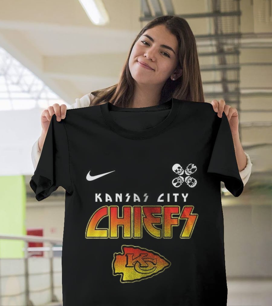Kansas City Chiefs Rock And Roll All Nite Abbey Road T-Shirt