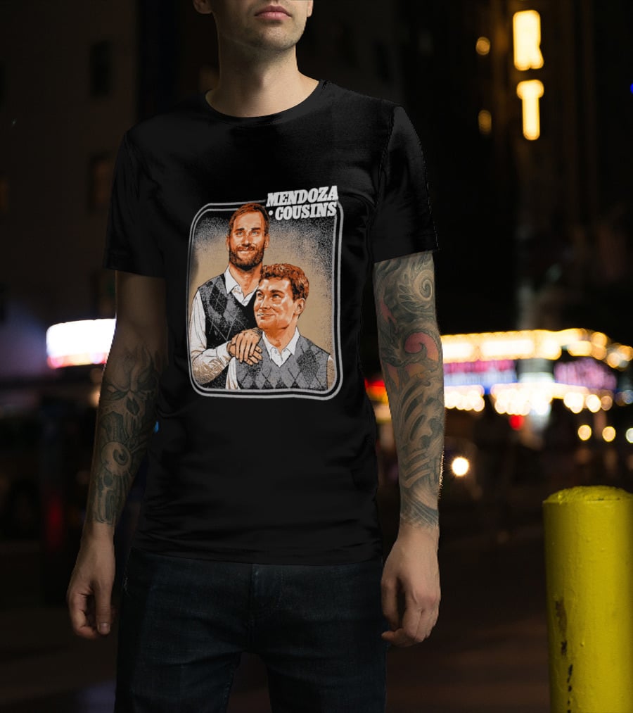Mendoza Cousins Duo Sweater Vest Pairing T-Shirt