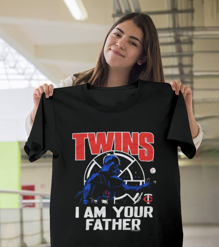 Star Wars Twins I Am Your Father Baseball T-Shirt