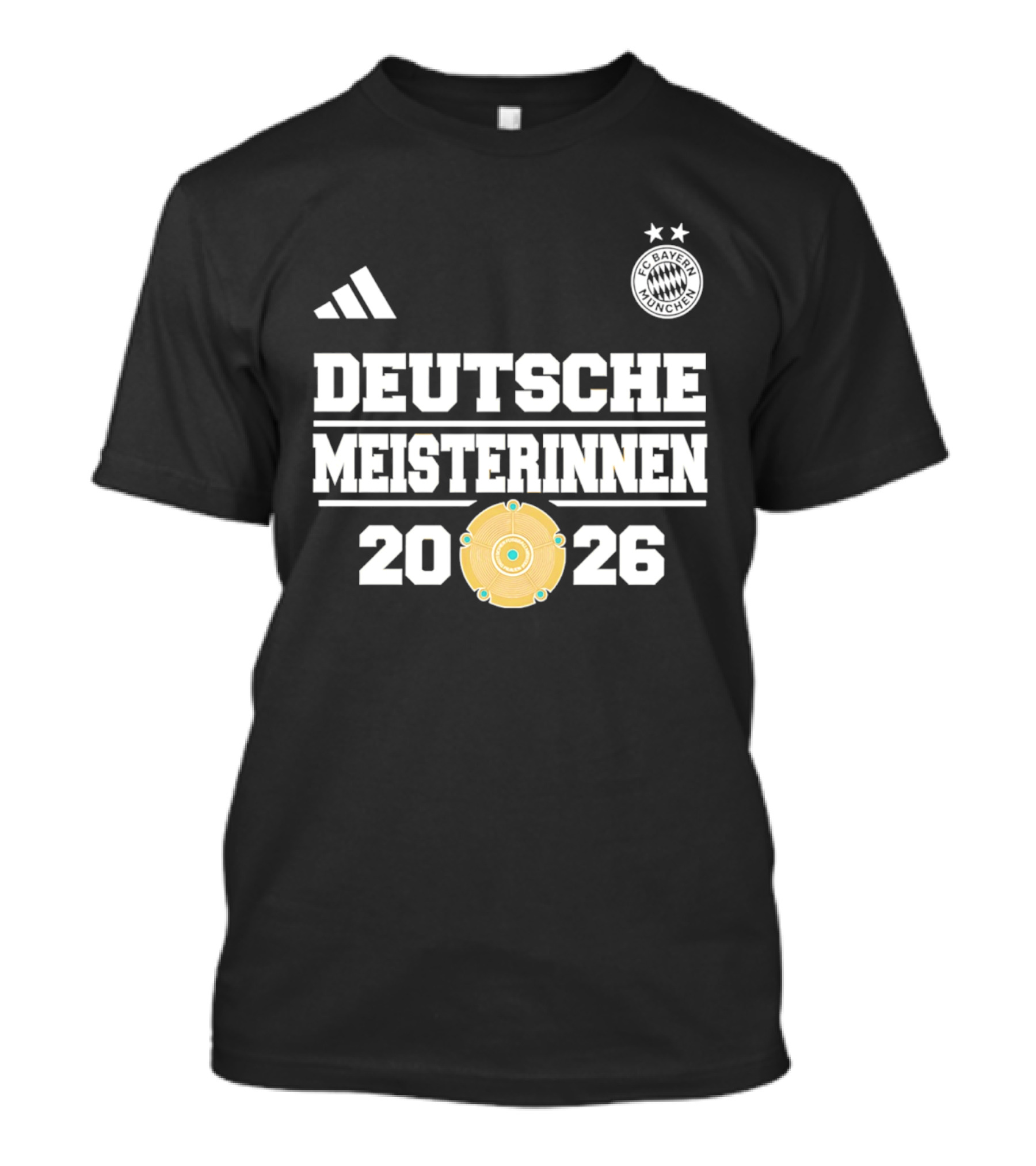 FC Bayern Munich Deutsche Meisterinnen 2026 T-Shirt