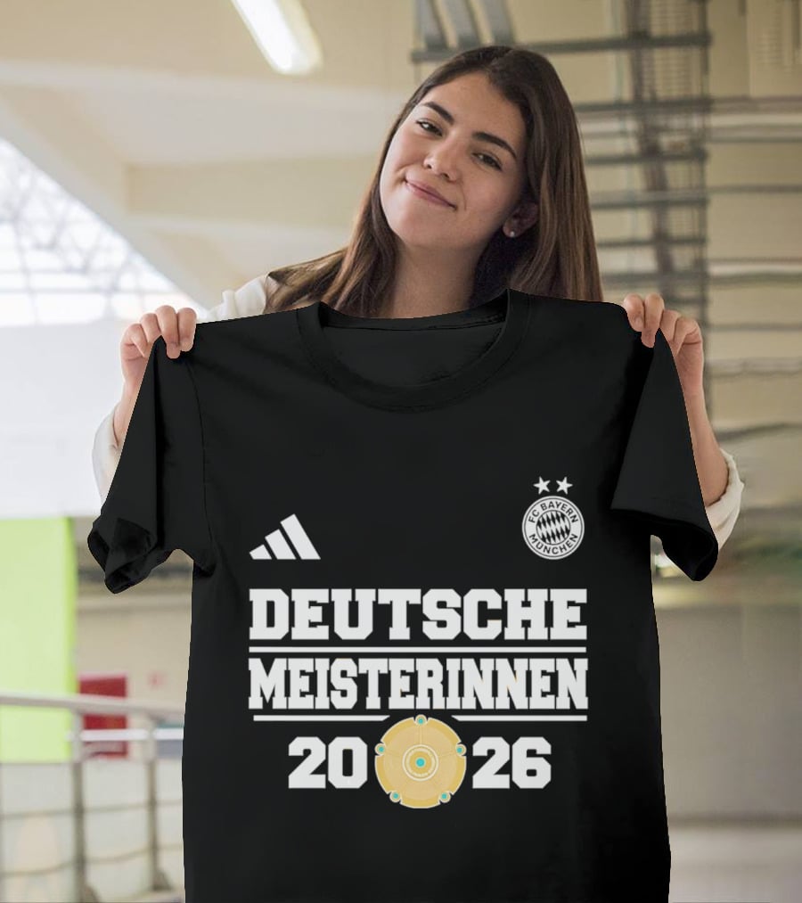 FC Bayern Munich Deutsche Meisterinnen 2026 T-Shirt