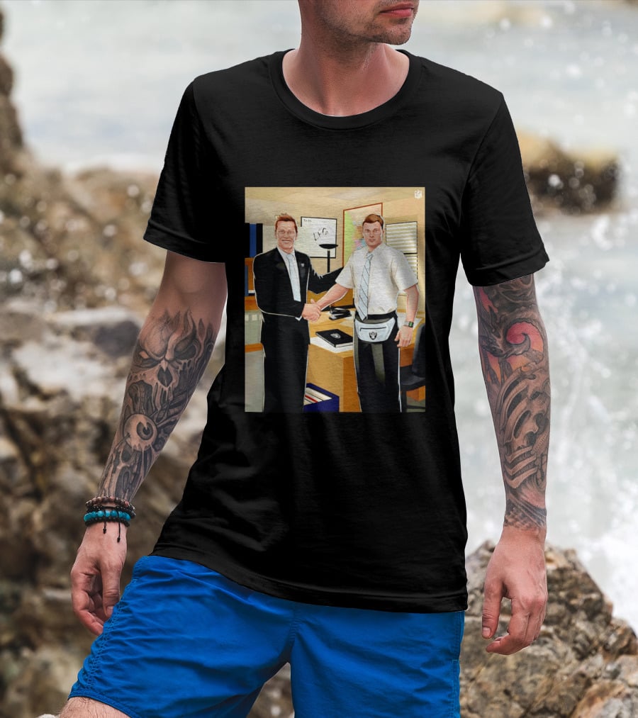 Fernando Mendoza Tom Brady Handshake NFL LFG Las Vegas Raiders T-Shirt