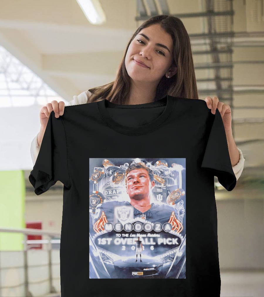 Fernando Mendoza Las Vegas Raiders 1st Overall Pick 2026 NFL Draft Fox Sports T-Shirt