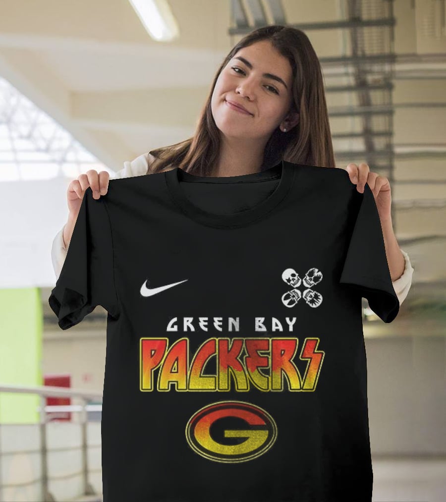 Green Bay Packers Nike Rock And Roll All Nite Abbey Road T-Shirt