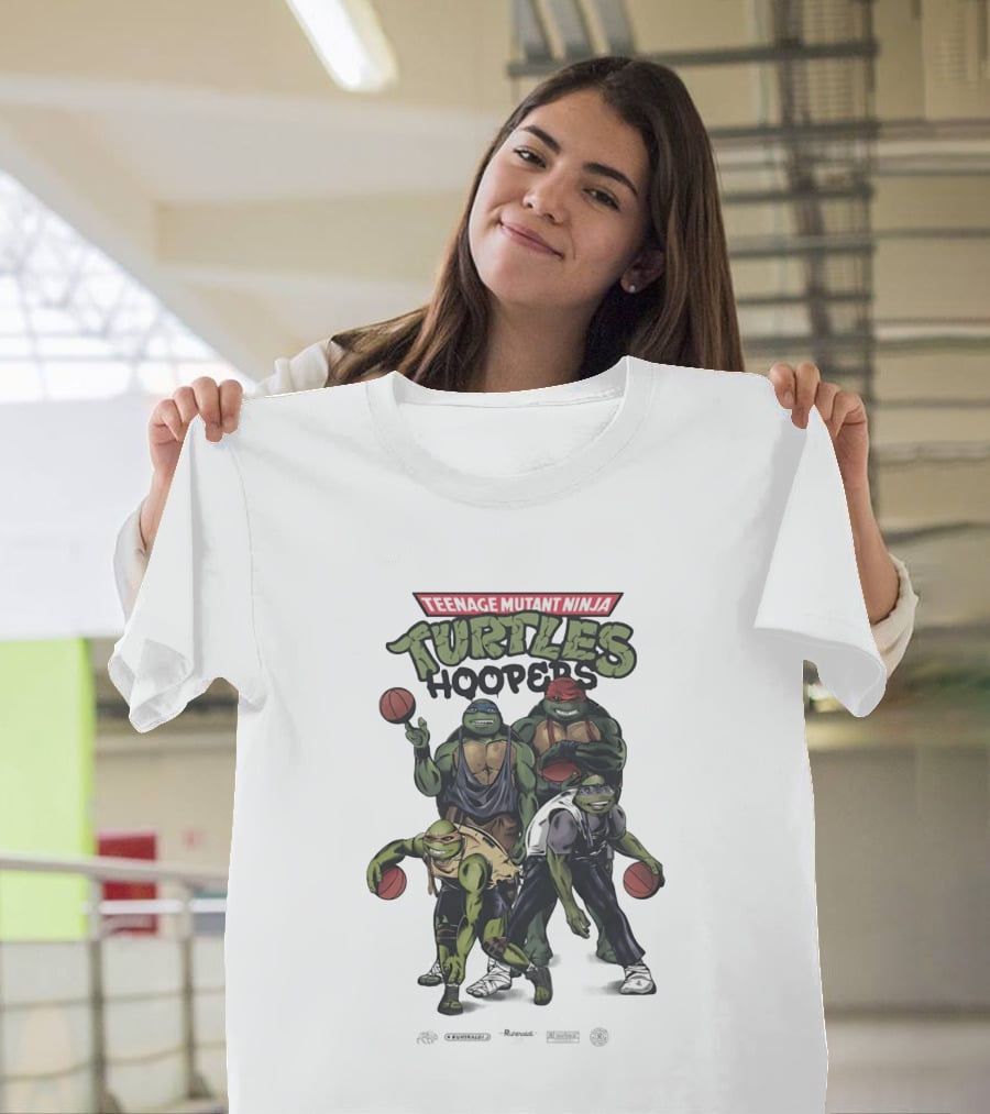 Teenage Mutant Ninja Turtles Hoopers Basketball Crossover New York Knicks T-Shirt