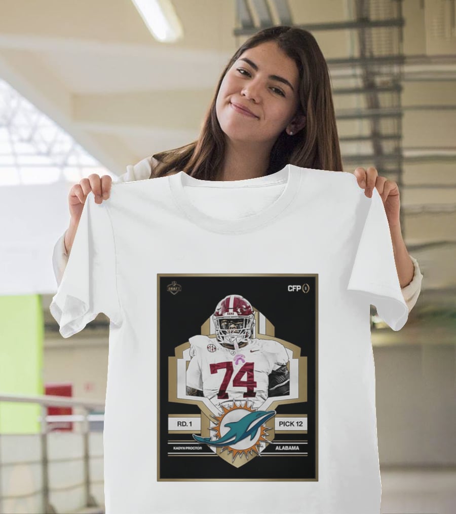 Kadyn Proctor Alabama Crimson Tide Pick 12 Draft 2026 T-Shirt