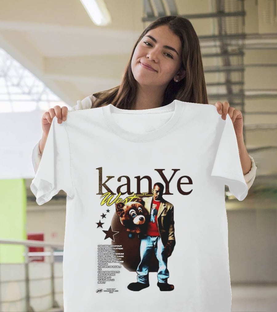 Kanye West Can't Tell Me Nothin Bear Dropping Out Was You Sayin Somethin T-Shirt