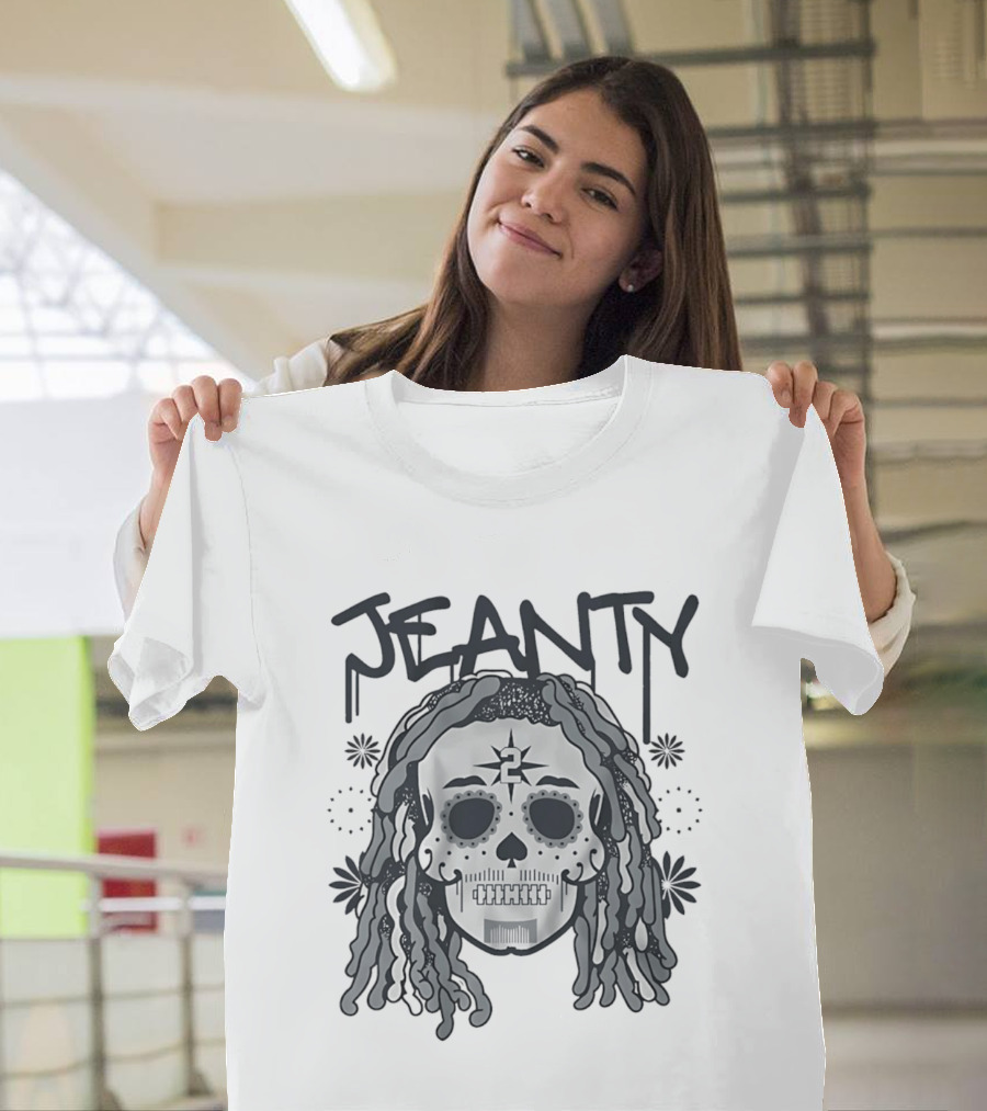 Las Vegas Jeanty Number 2 Sugar Skull Remix T-Shirt