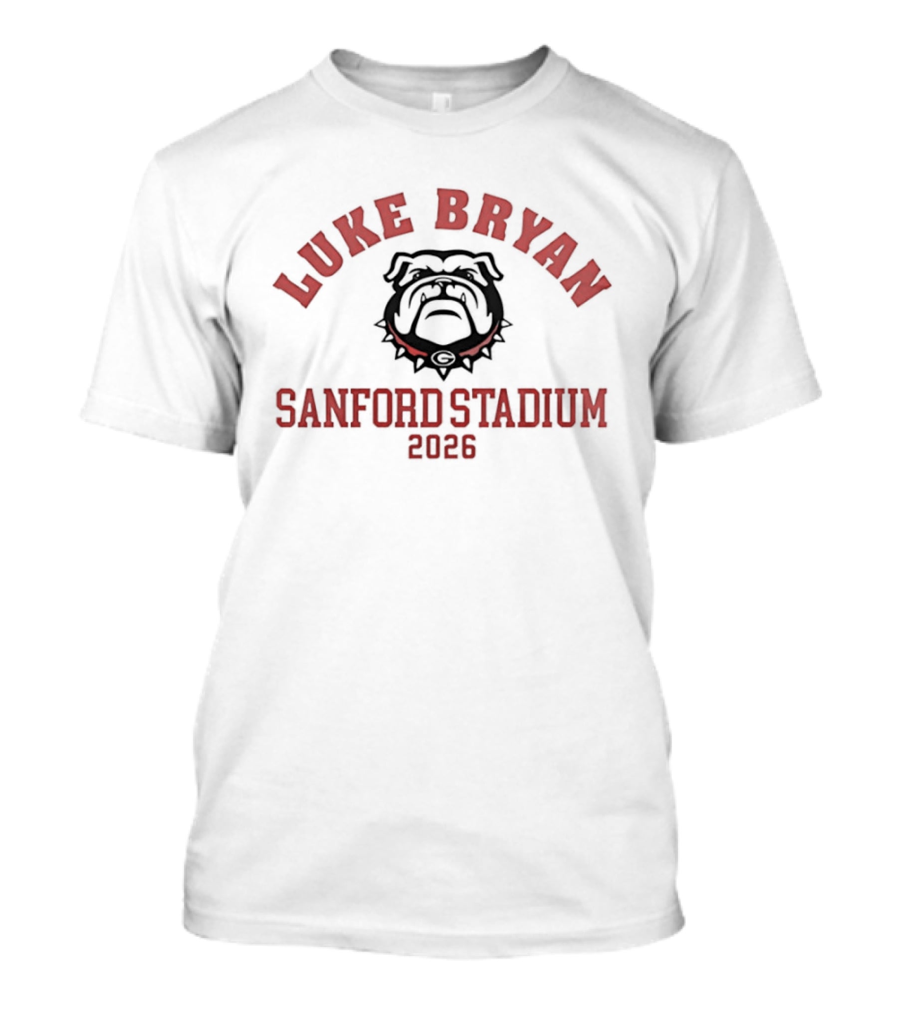 Luke Bryan Georgia Bulldogs Sanford Stadium 2026 Event T-Shirt