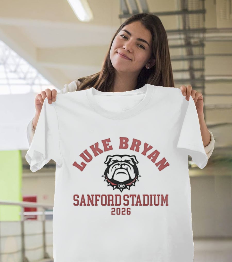 Luke Bryan Georgia Bulldogs Sanford Stadium 2026 Event T-Shirt