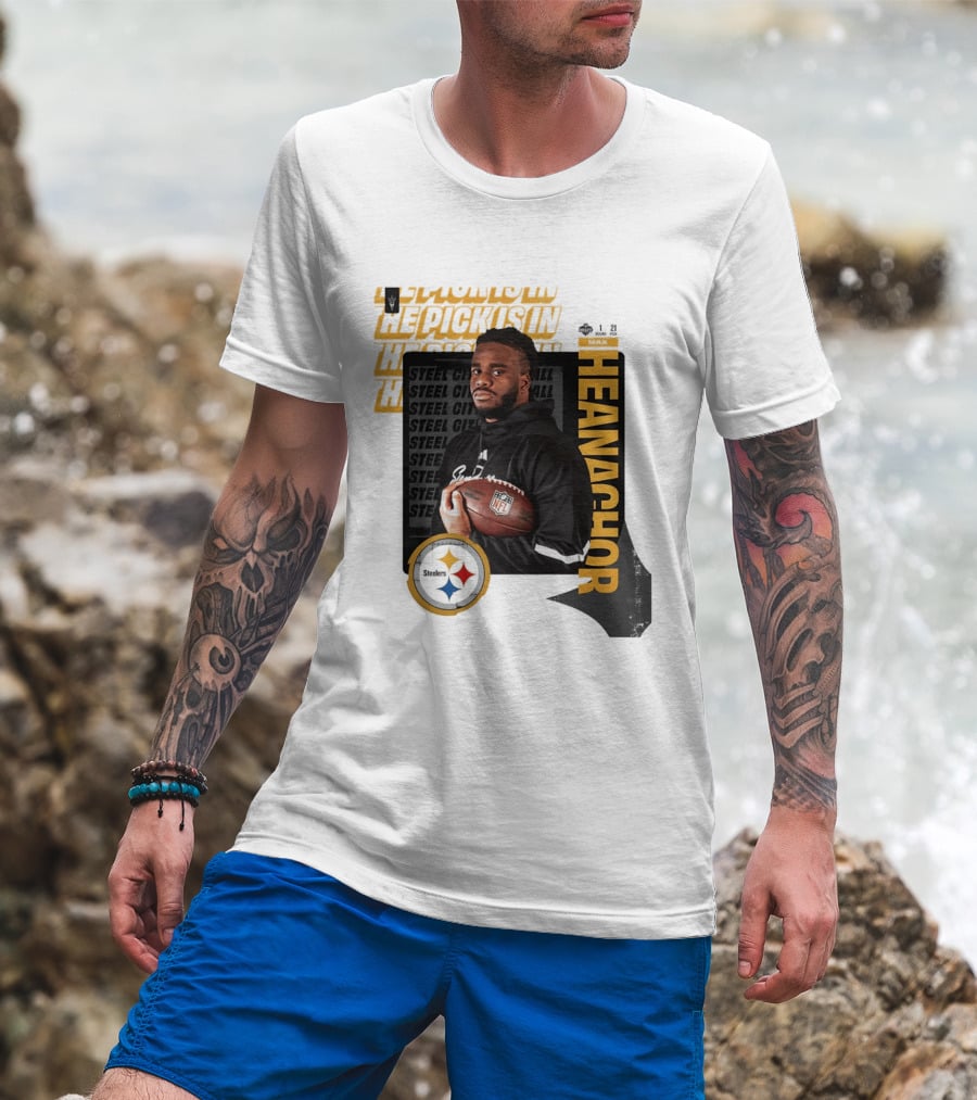 Max Iheanachor Steelers NFL Draft Round 1 Pick 21 2026 T-Shirt