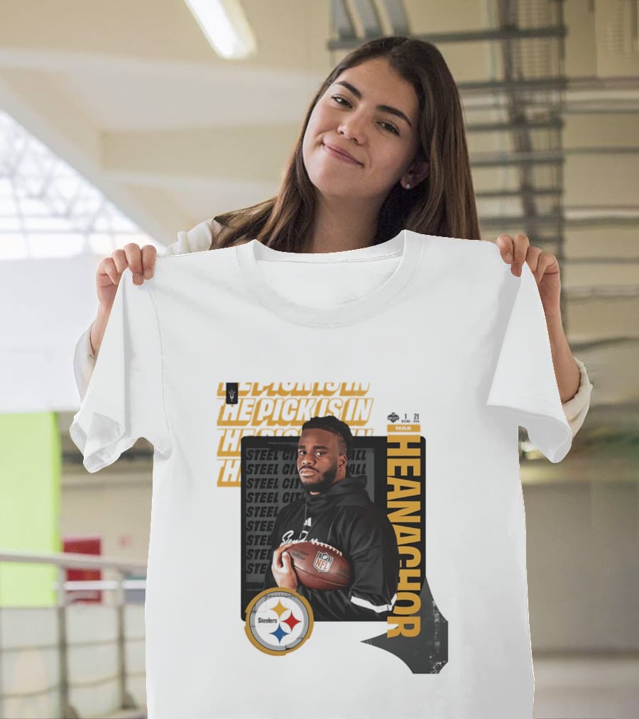 Max Iheanachor Steelers NFL Draft Round 1 Pick 21 2026 T-Shirt