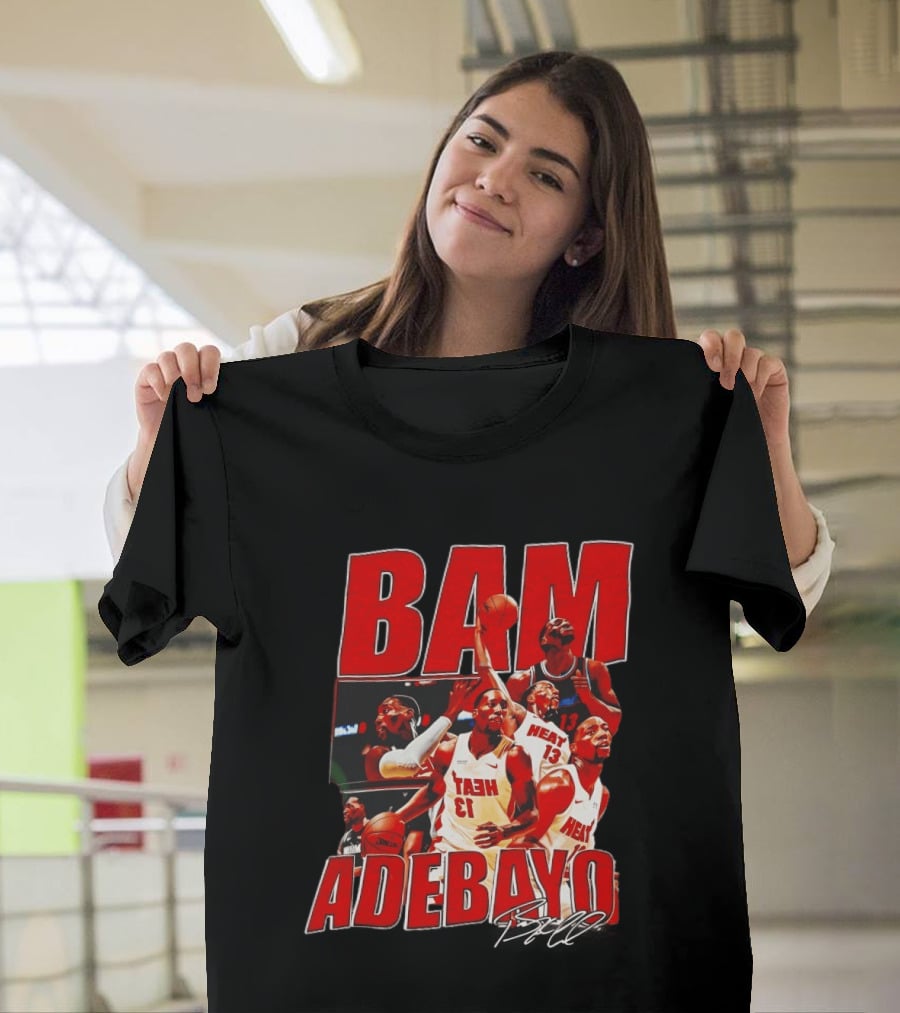 Bam Adebayo Heat Basketball Highlights And Scoring Feat T-Shirt