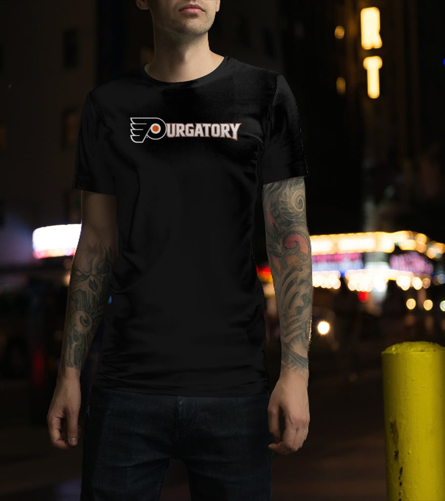 Philadelphia Flyers Purgatory Logo Style Fan T-Shirt