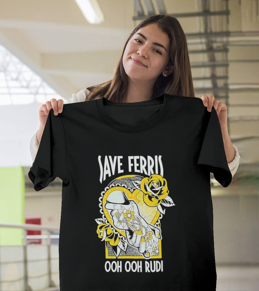 Save Ferris Ooh Ooh Rudi Rose T-Shirt