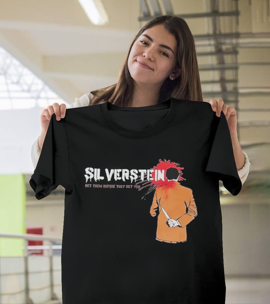 Silverstein Get Them Before They Get You Knife And Bloodstain T-Shirt