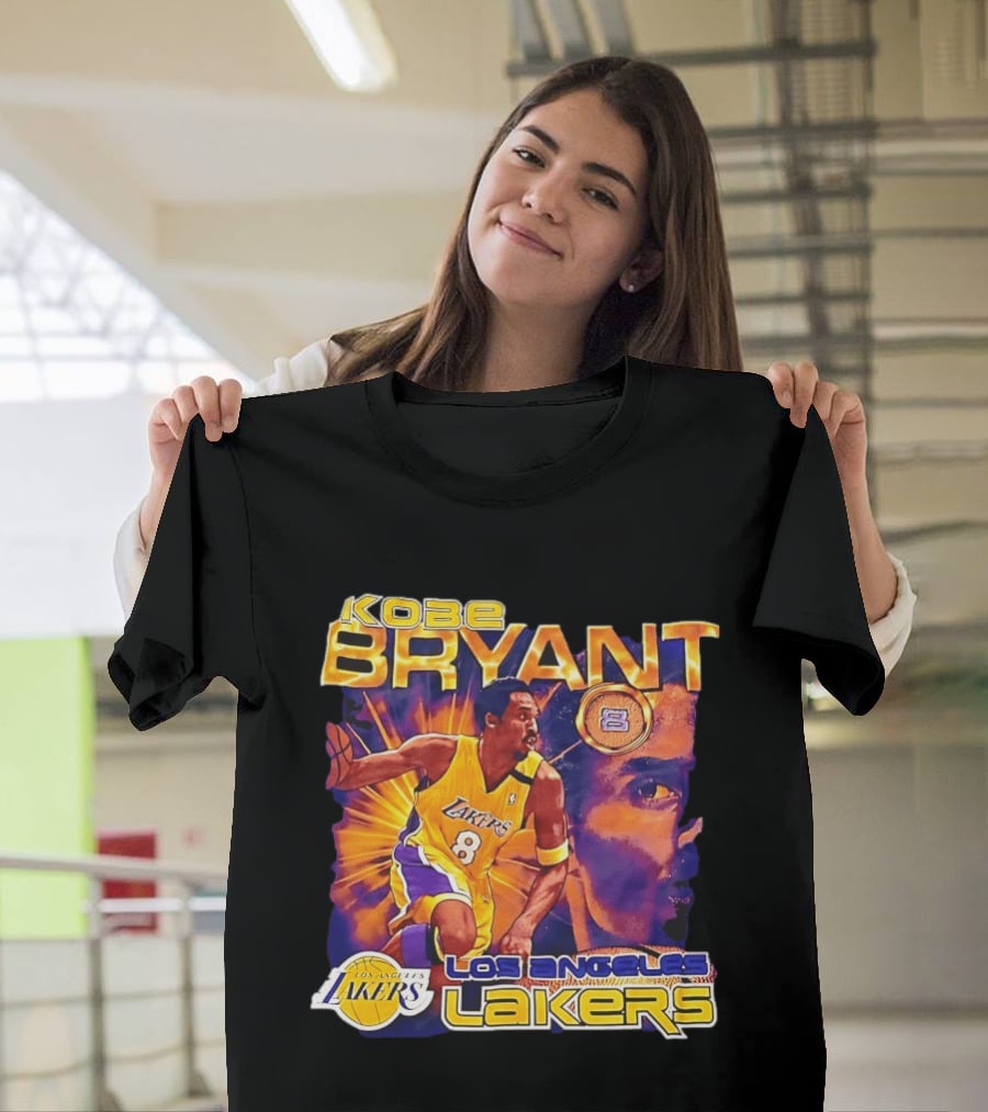 Kobe Bryant Los Angeles Lakers 8 Coin Lakers T-Shirt