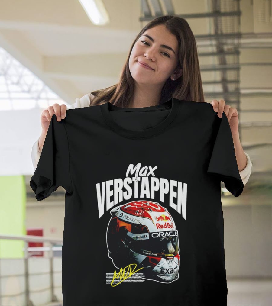 Max Verstappen Red Bull Oracle Racing Helmet T-Shirt