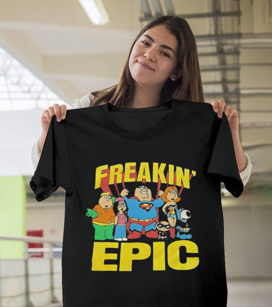 Family Guy Super Friends Freakin' Epic DC Comics Spoof T-Shirt
