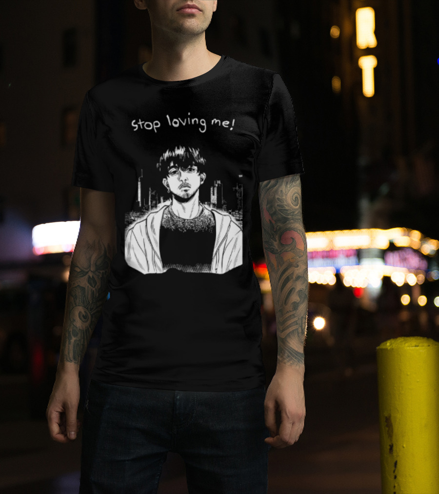 Stop Loving Me Manga Character Urban Scene T-Shirt
