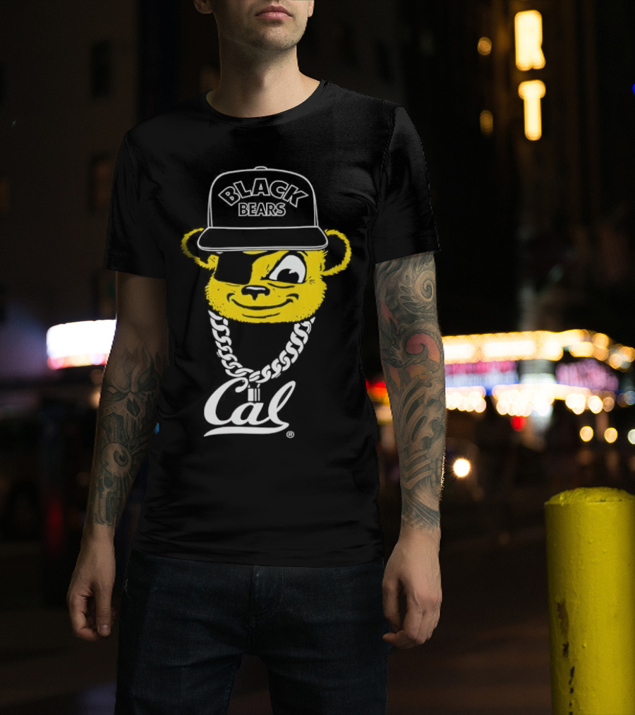 Black Bear Berkeley Cal Baseball T-Shirt