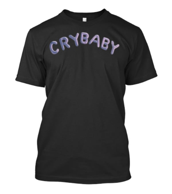 Cry Baby Sad Bear Pastel Typography T-Shirt
