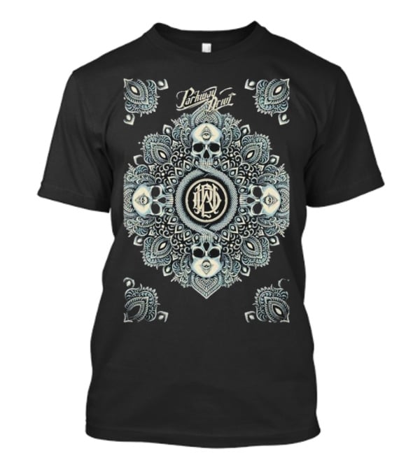 Parkway Drive OVO Arena Wembley Oct 4 2025 Skull Mandala Artwork T-Shirt
