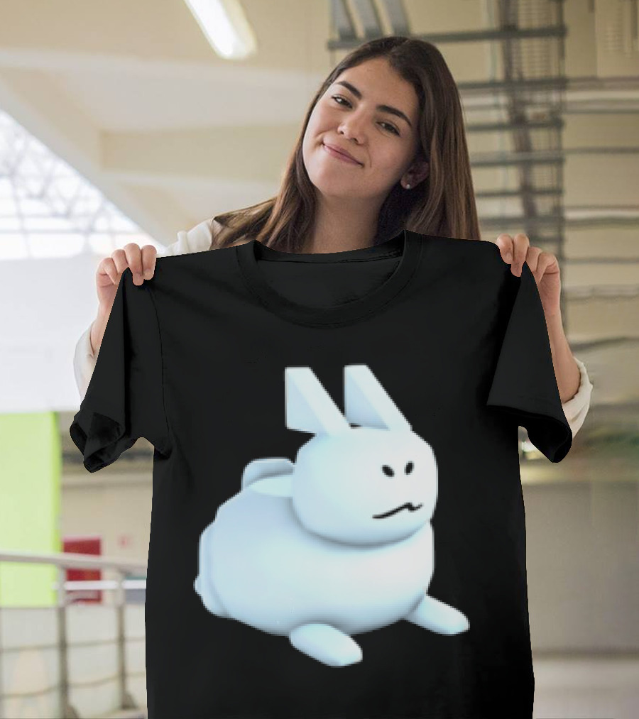 Reel Rebels Gubby Roblox Cute White Rabbit T-Shirt
