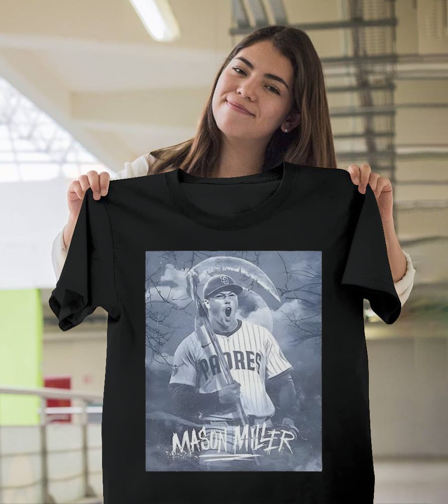 Mason Miller Padres Halloween Baseball 2025 T-Shirt