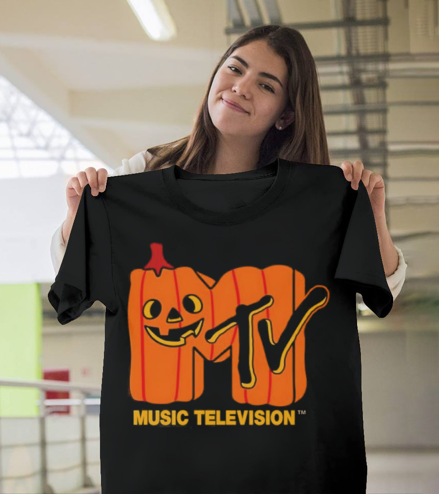 MTV Music Television Pumpkin Halloween T-Shirt