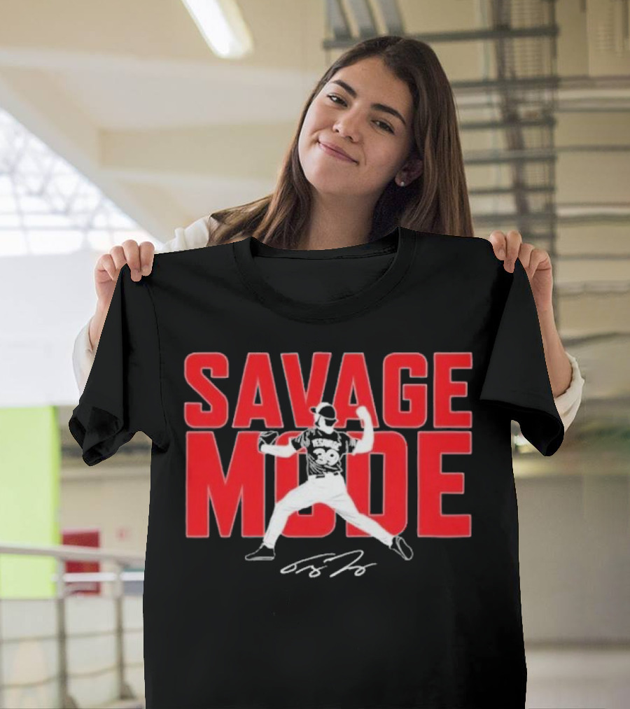 Savage Mode Trey Yesavage Toronto Blue Jays Signature T-Shirt