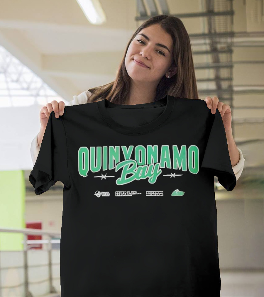 Quinyonamo Bay Authentic Merchandise Guantanamo Bay Exclusive Icons T-Shirt