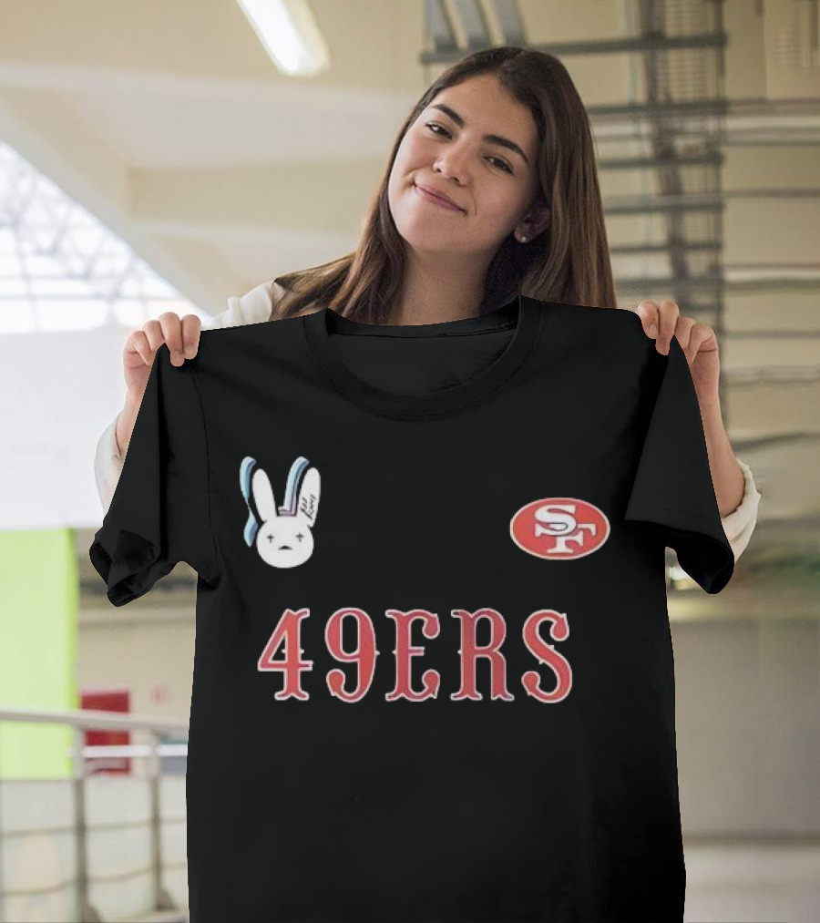 San Francisco 49ers Bad Bunny Super Bowl Lx Signature Bunny Mascot 49ers SF T-Shirt