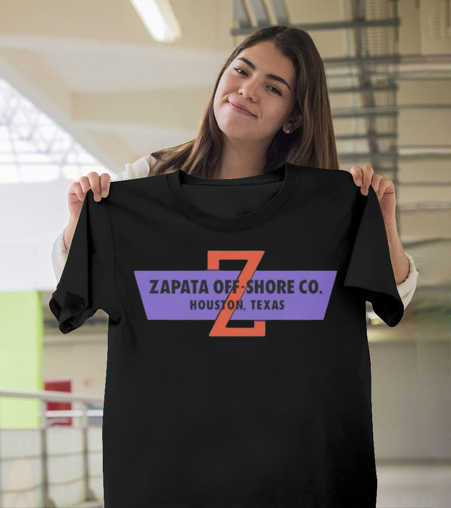 Zapata Off Shore Co Houston Texas Z Emblem T-Shirt