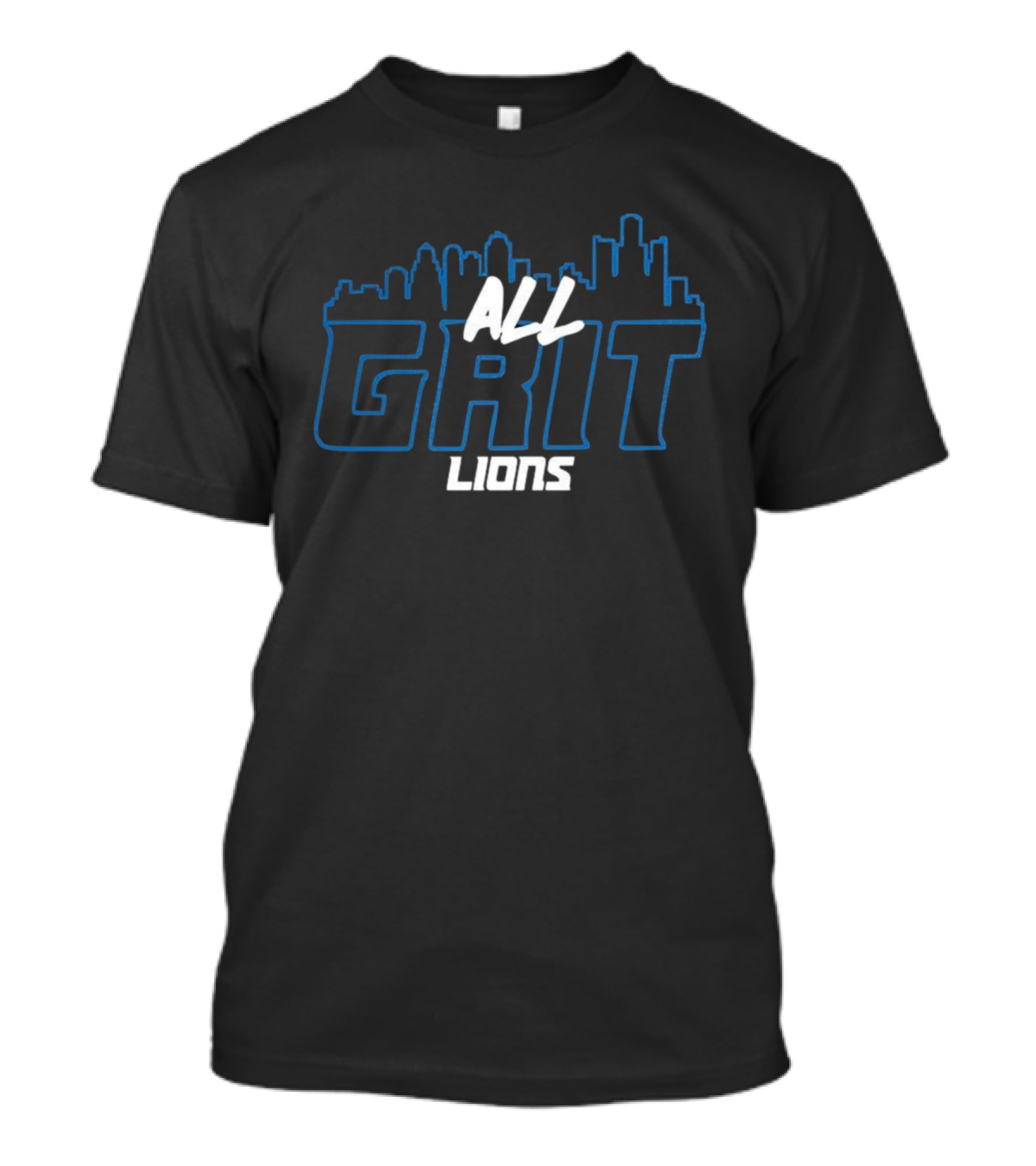 Detroit Lions All Grit Skyline Lions T-Shirt