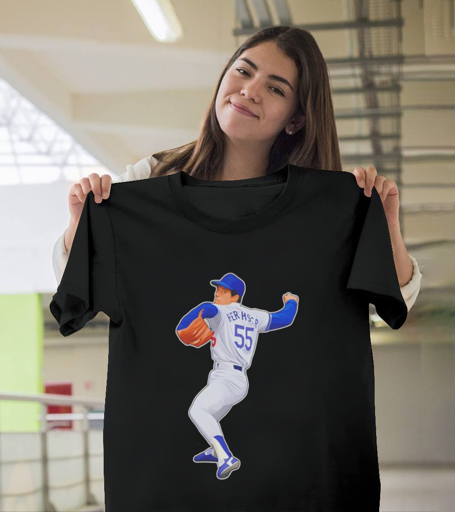 Orel Hershiser 55 Los Angeles Dodgers MLB Baseball Legend 2025 T-Shirt