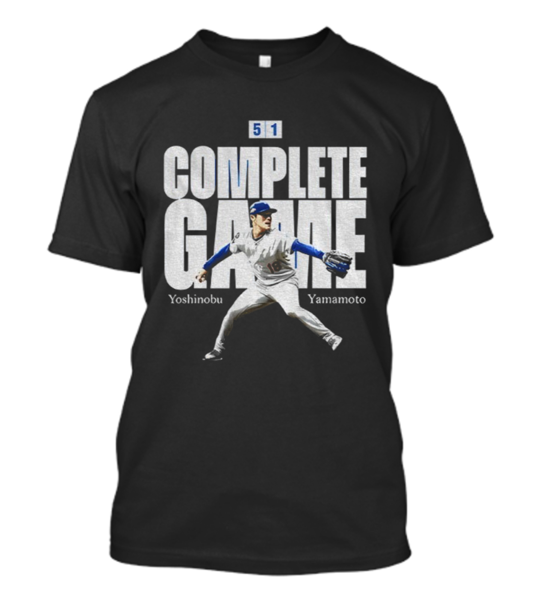 Yoshinobu Yamamoto Complete Game 5 1 Los Angeles MLB Baseball Player T-Shirt