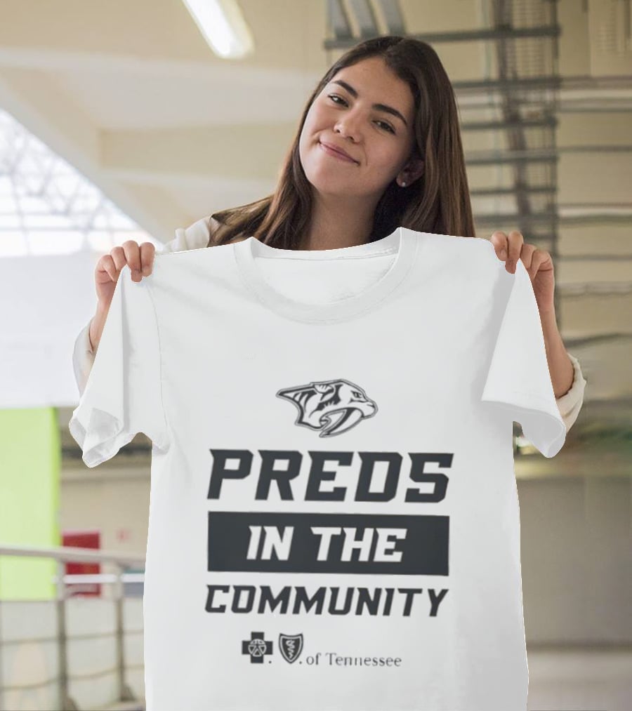 Nashville Predators Preds In The Community Tennessee T-Shirt