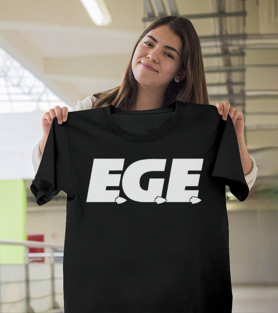 EGE Everyone’s Gotta Eat Typography With Fish Elements T-Shirt