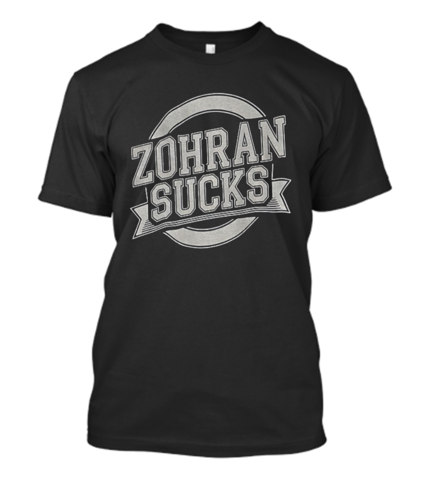 Zohran Sucks Funny Anti-Zohran Bold Retro Style T-Shirt