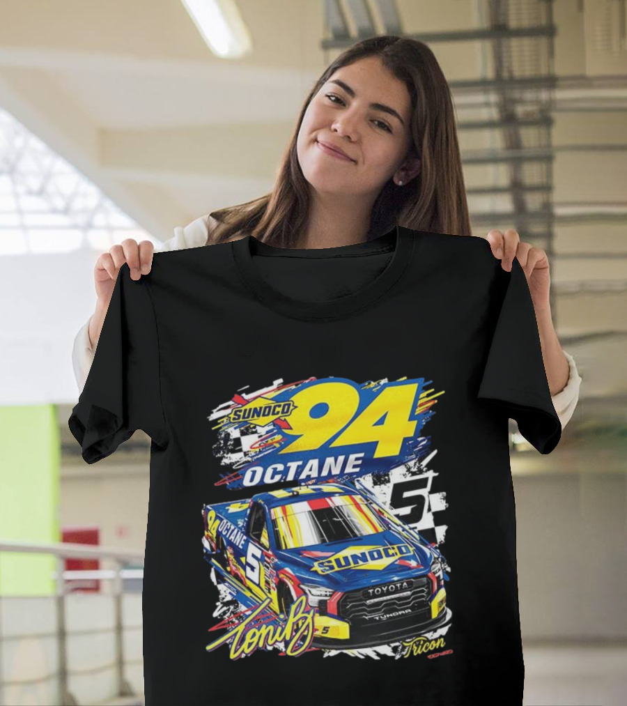 Sunoco Octane 94 Toni Breidinger Toyota Tundra 5 Tricon 2025 T-Shirt