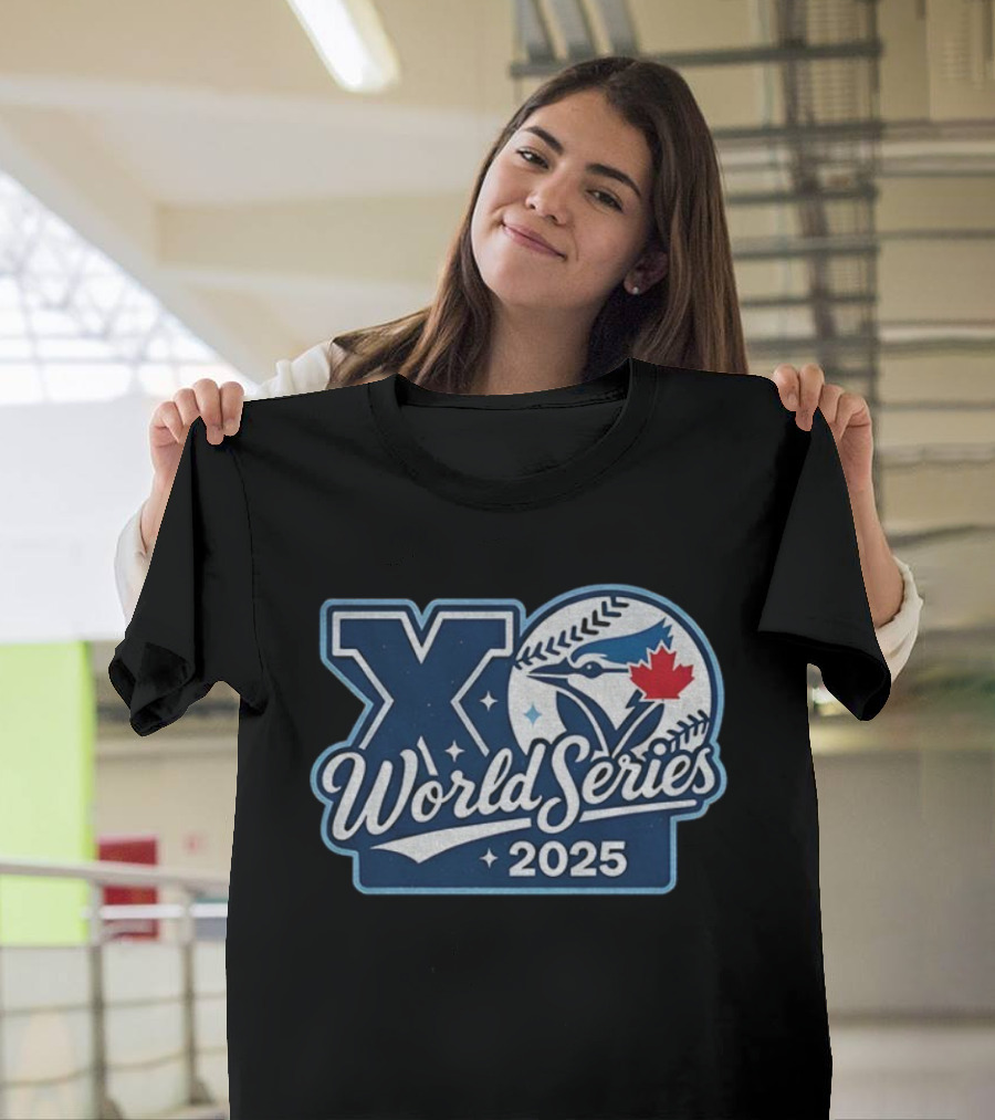 Toronto Blue Jays XO 2025 World Series Baseball Championship T-Shirt