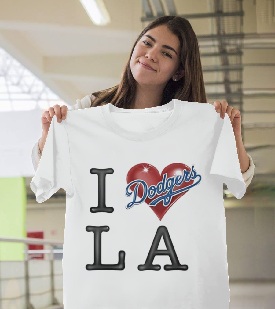 I Heart Dodgers LA T-Shirt