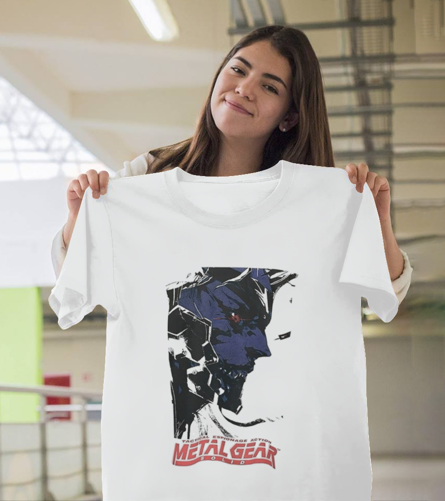 Metal Gear Solid Tactical Espionage Action Iconic Snake Illustration T-Shirt