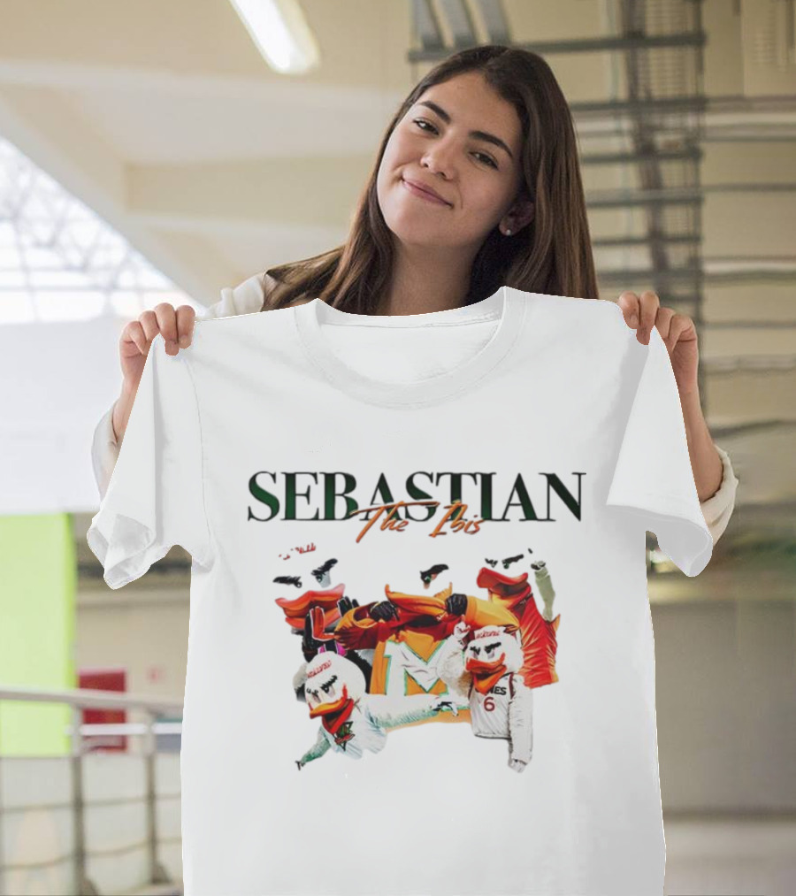 Miami Hurricanes Sebastian The Ibis Basketball Team Spirit T-Shirt